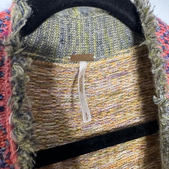 Free People‎ HTF Size S Desert Drifter Long Sleeve Thick Knit Coatigan Cardigan - Picture 4 of 9